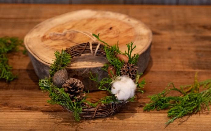 冬季限定　実もののボタニカルリース