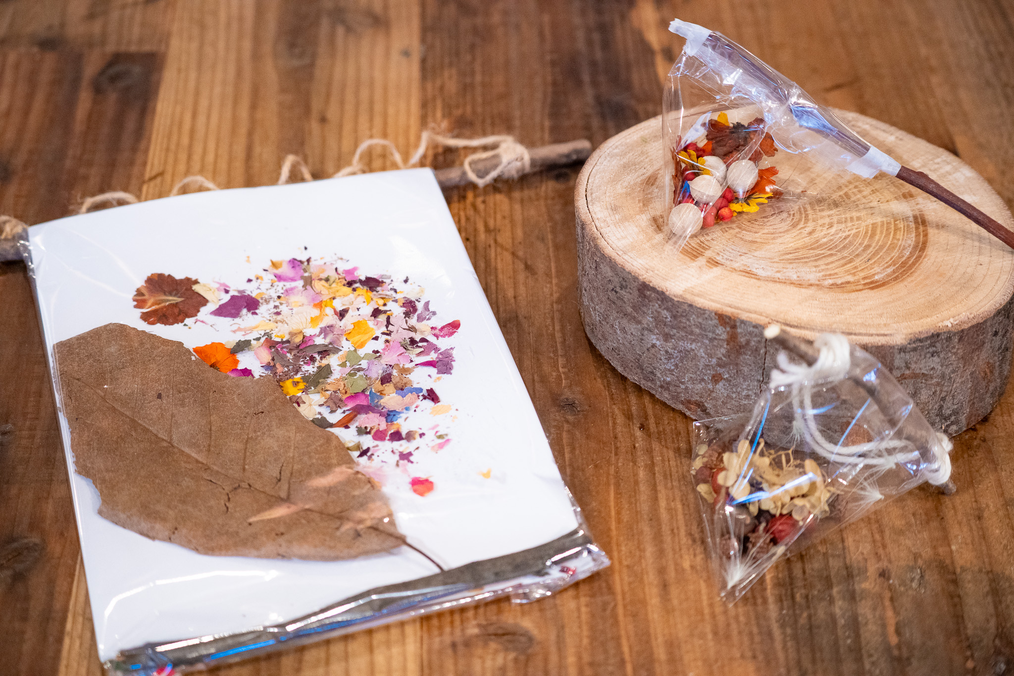 サムネイル: 【ミナモキッズマルシェ限定】ボタニカルアート/ボタニカルシャカシャカ