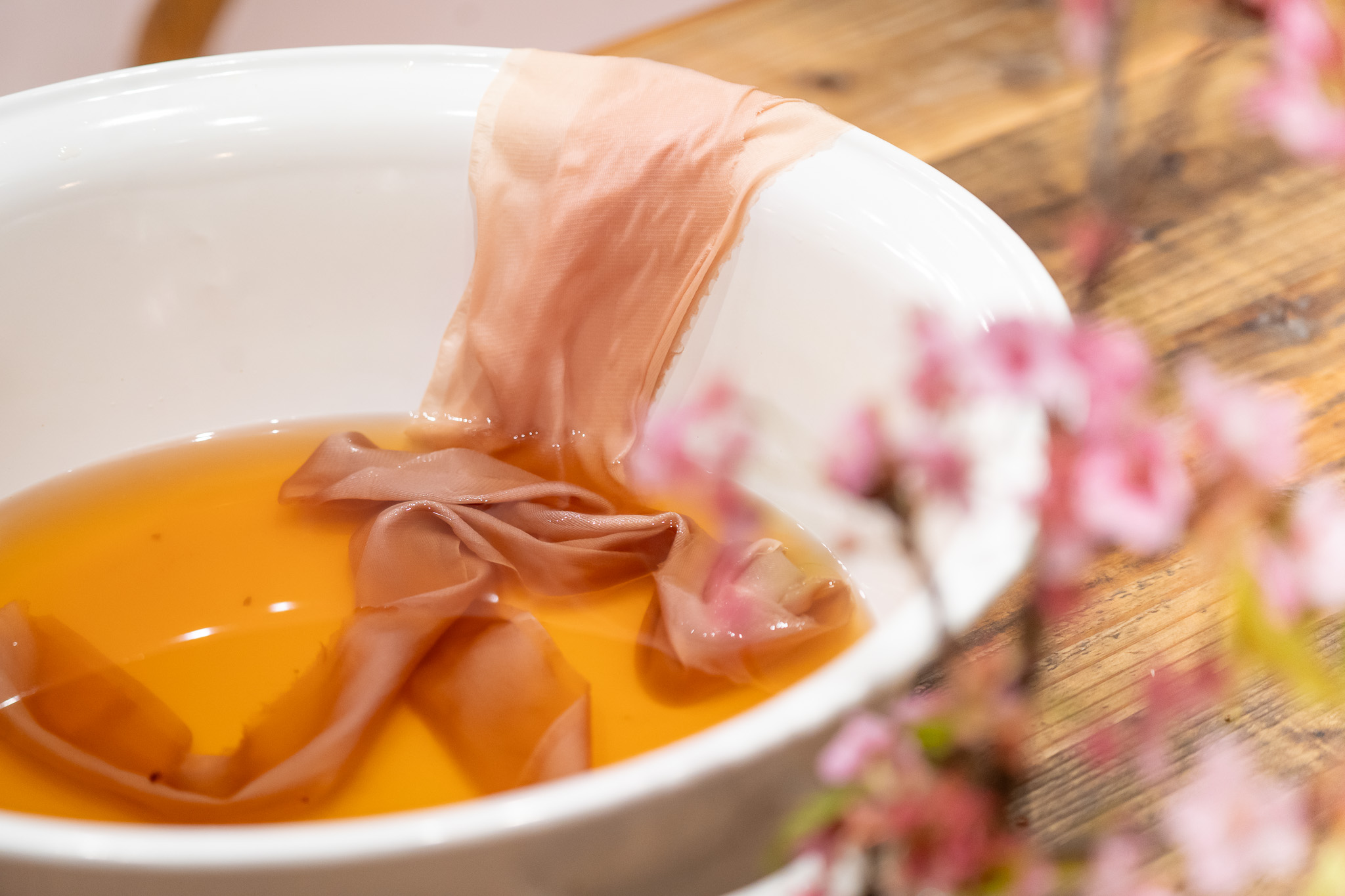 サムネイル: 桜の草木染め